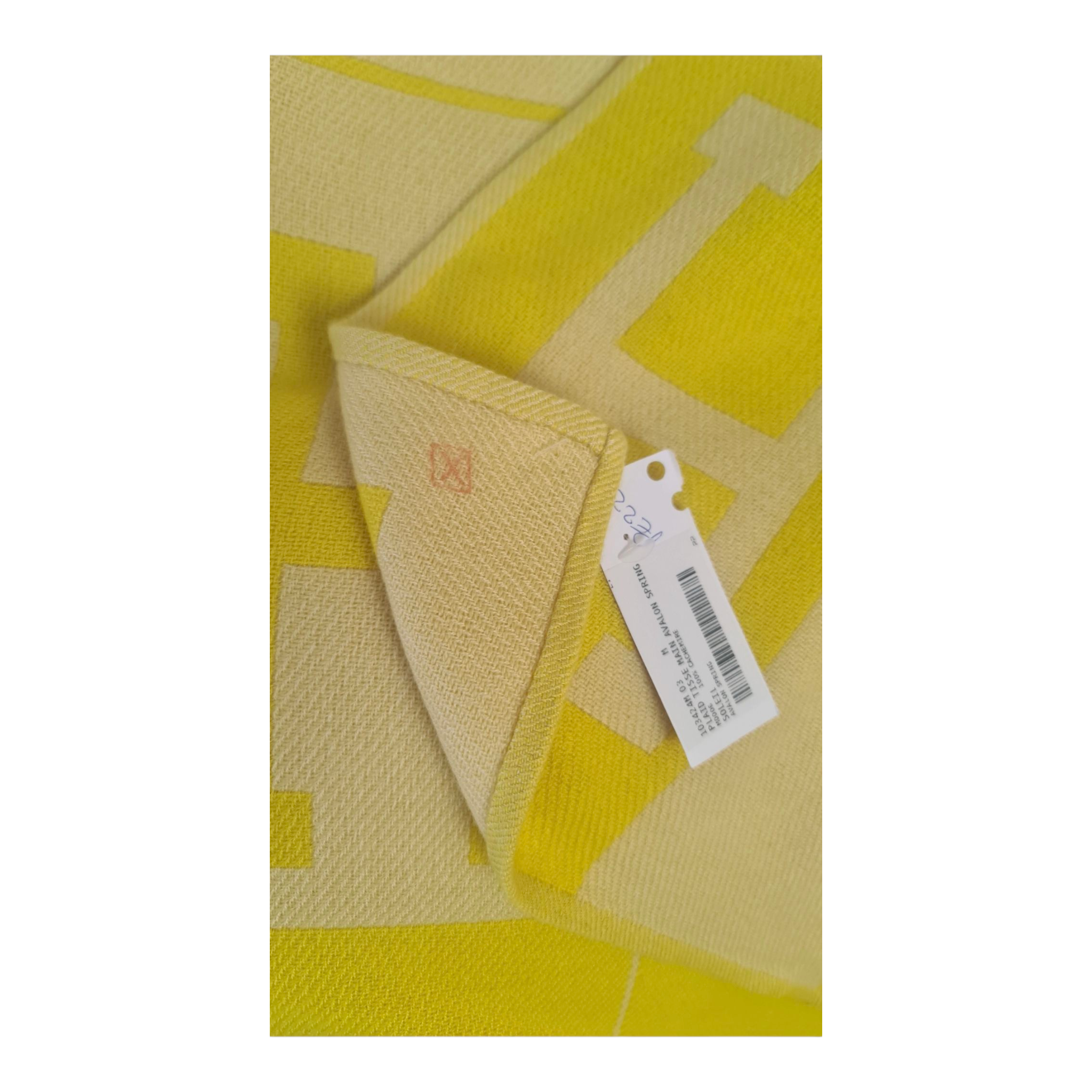 Hermès Plaid Avalon Spring 100% cachemire