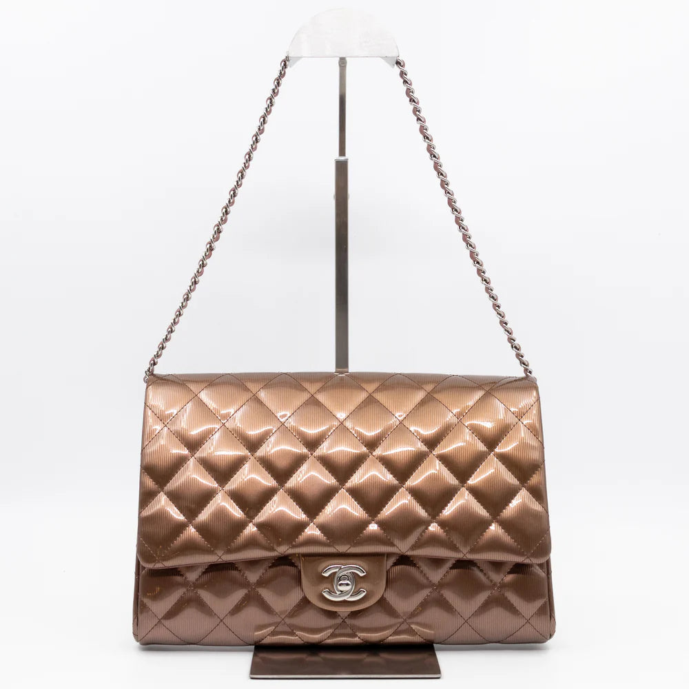 Sac pochette Chanel bronze