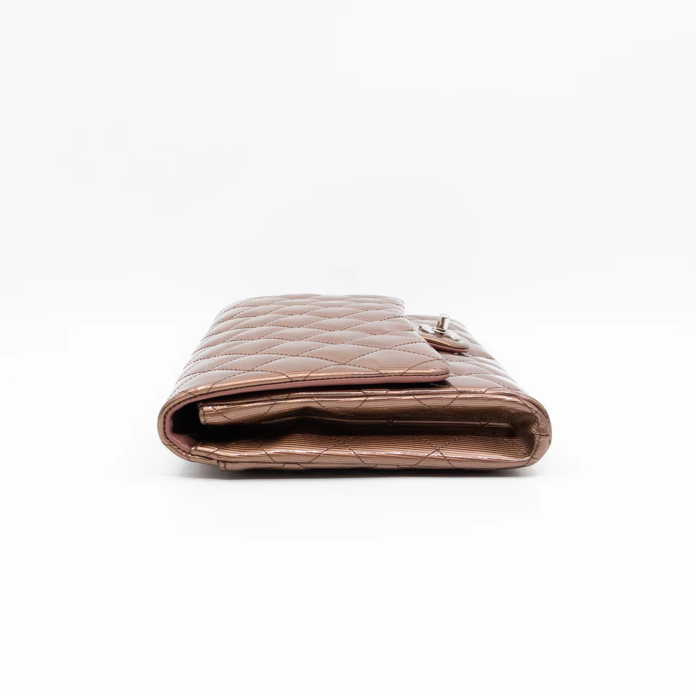 Sac pochette Chanel bronze