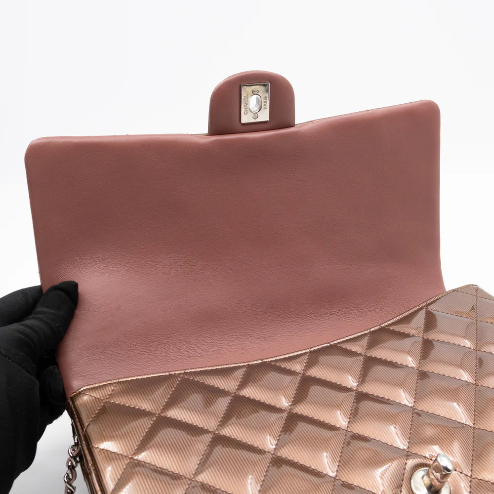 Sac pochette Chanel bronze