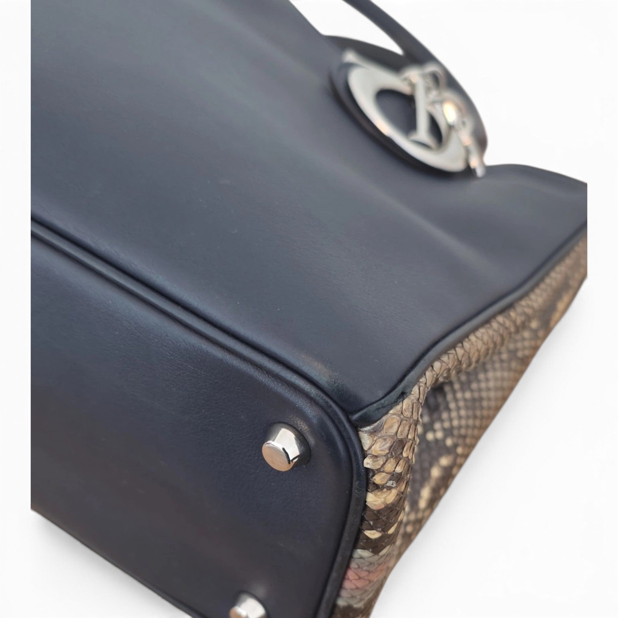 Sac Dior Diorissimo Cuir et Python