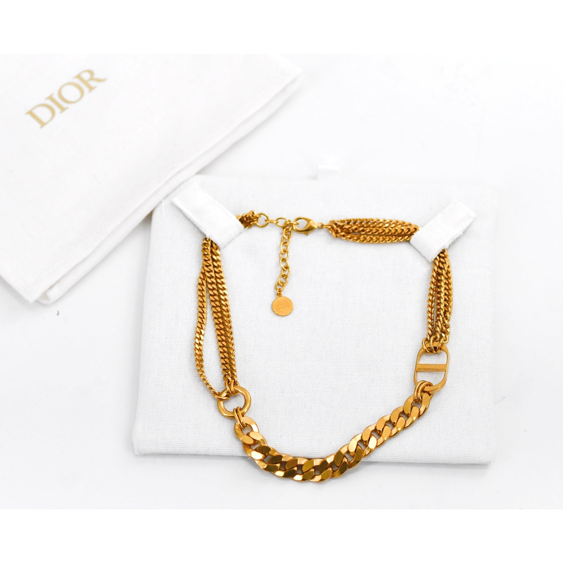 Collier Dior 30 Montaigne doré