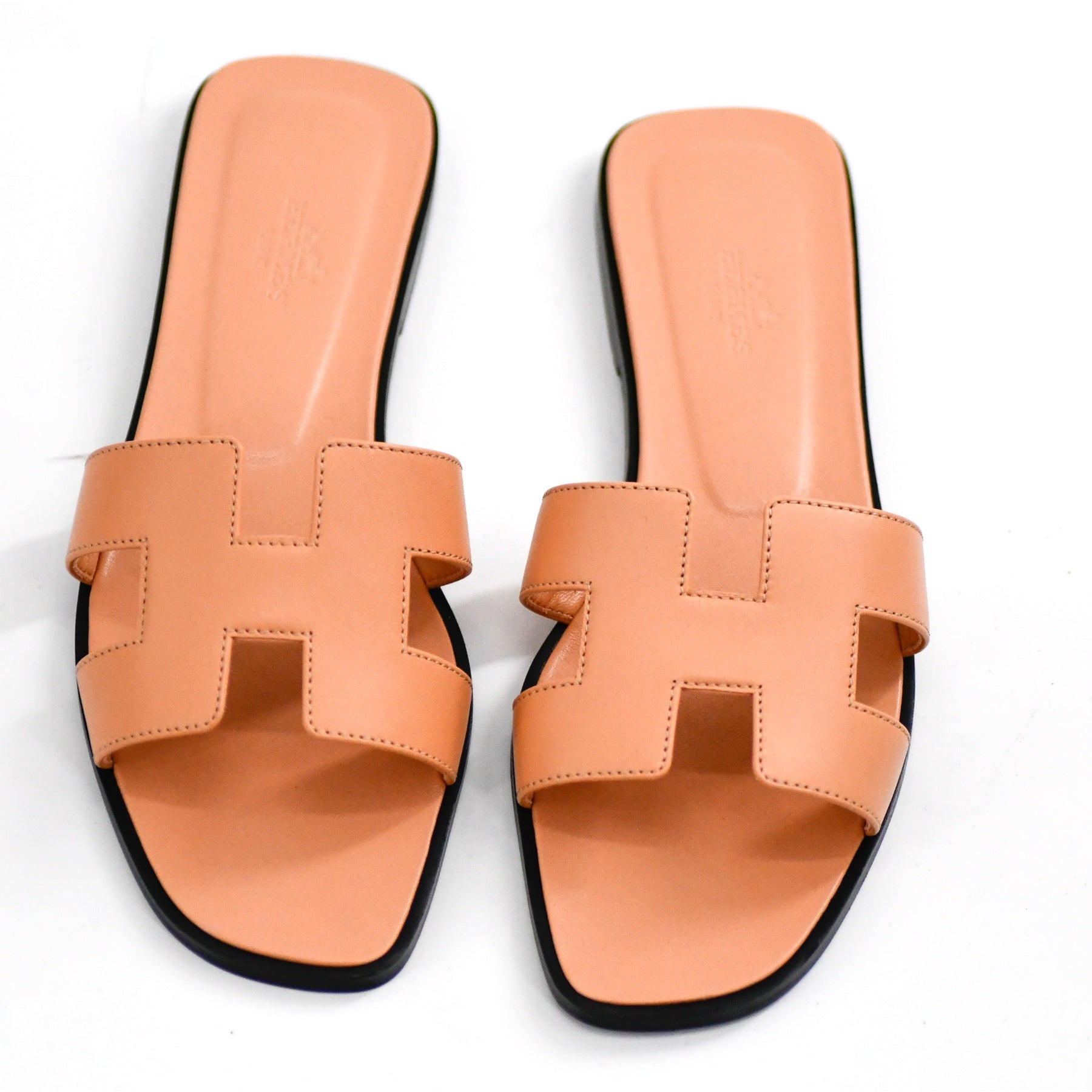 Sandales Oran Hermès rose 38