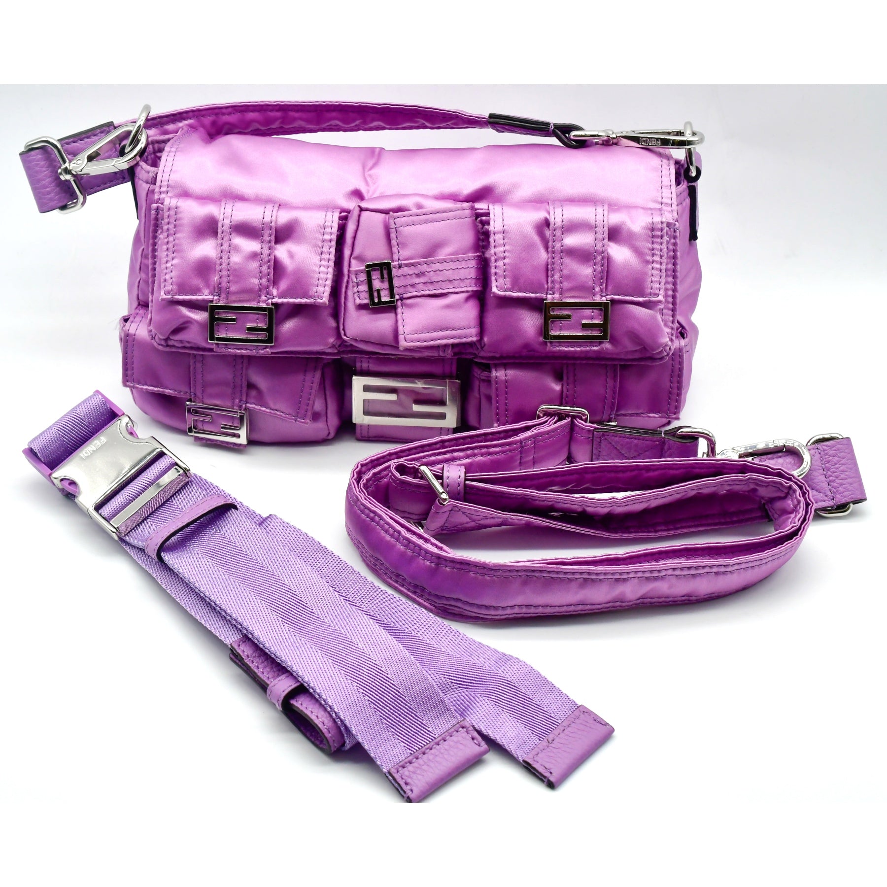 Sac Fendi baguette multipoches