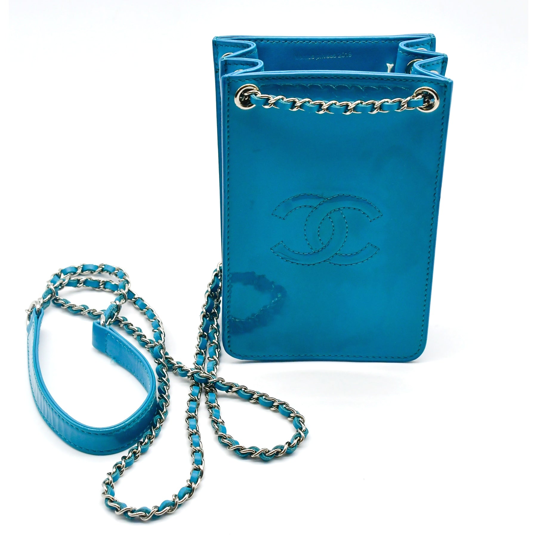 Pochette Chanel turquoise