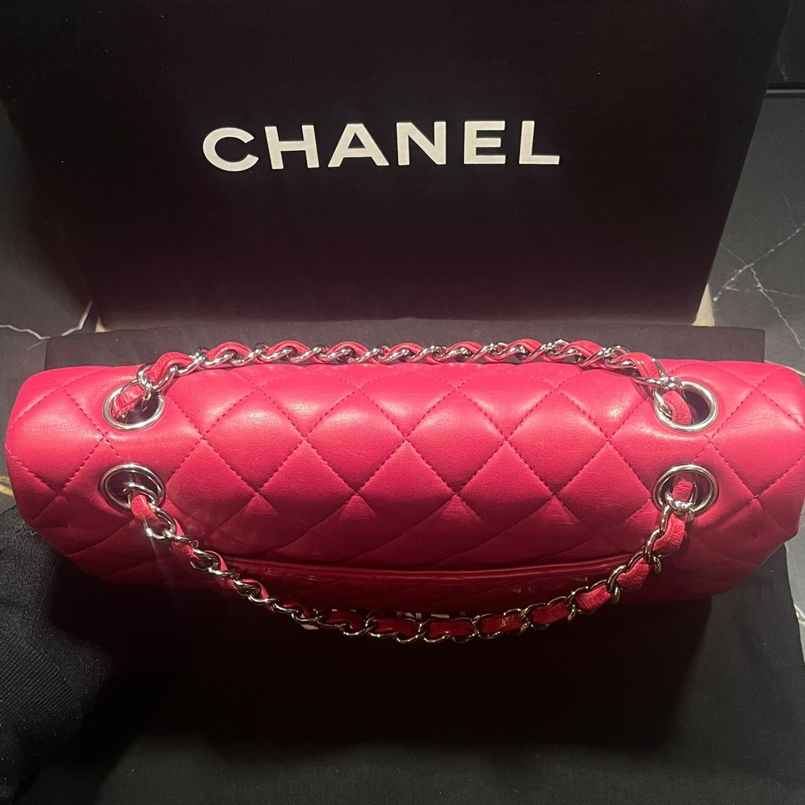 Sac Chanel timeless médium rose