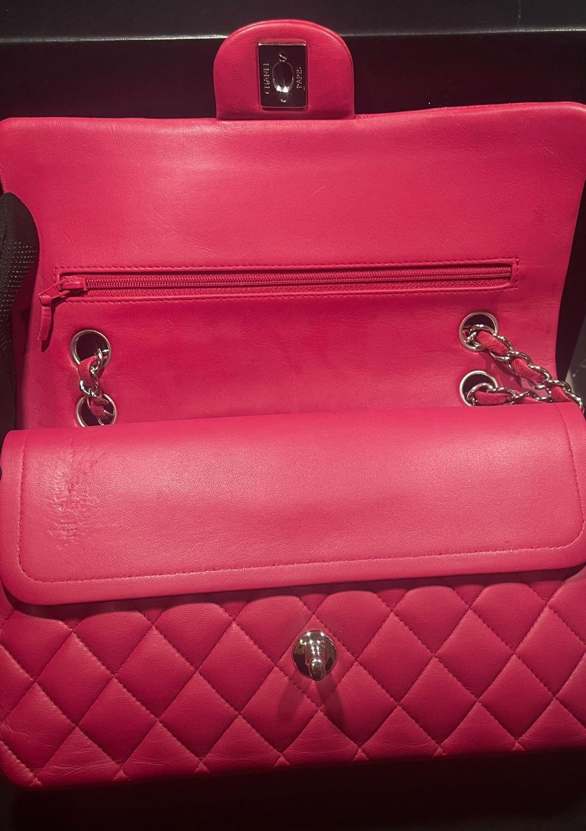Sac Chanel timeless médium rose