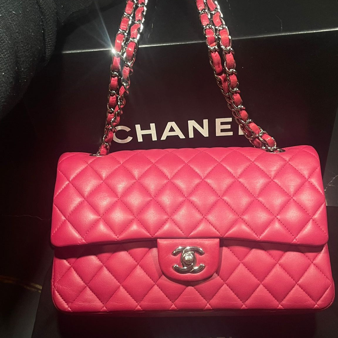Sac Chanel timeless médium rose