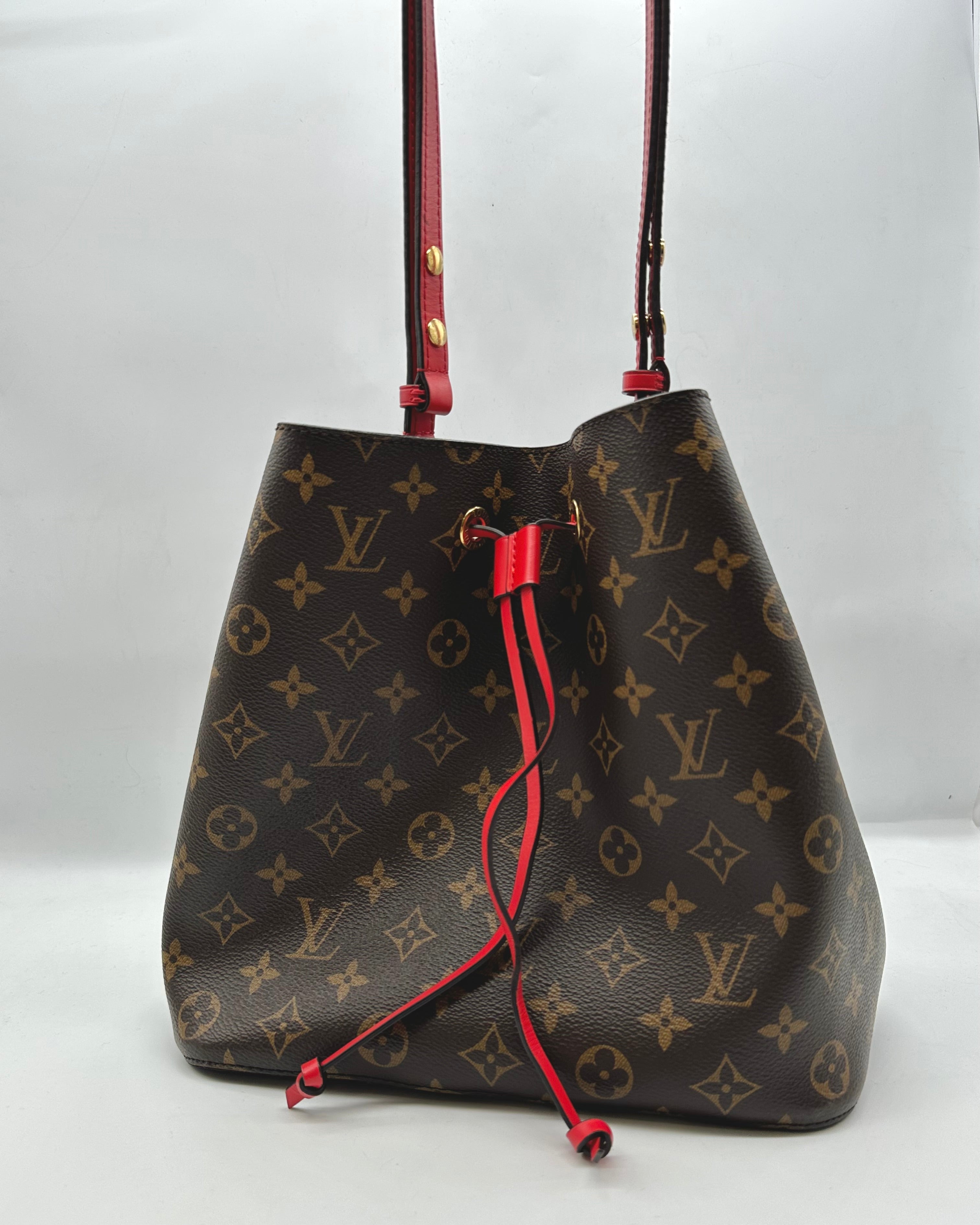 Néo Noé MM Louis Vuitton Monogram et coquelicot