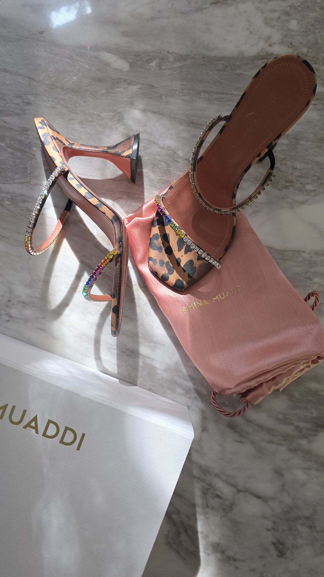 Mules Alexa Mesh Amina Muaddi taille 36