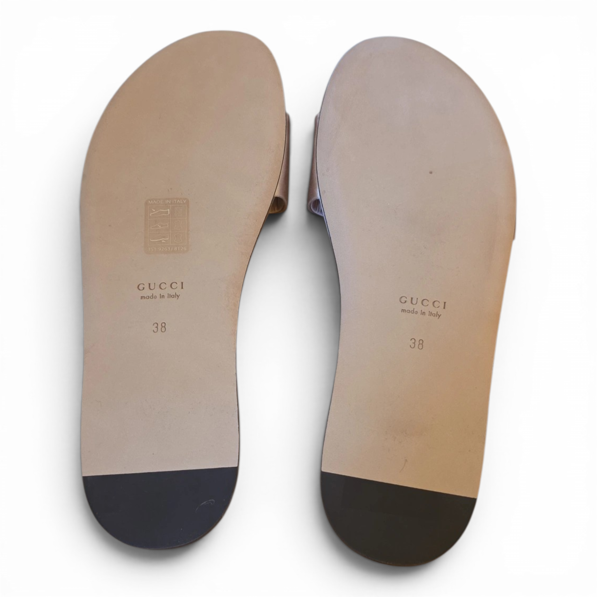 Mules Gucci satin et cristaux swarovski