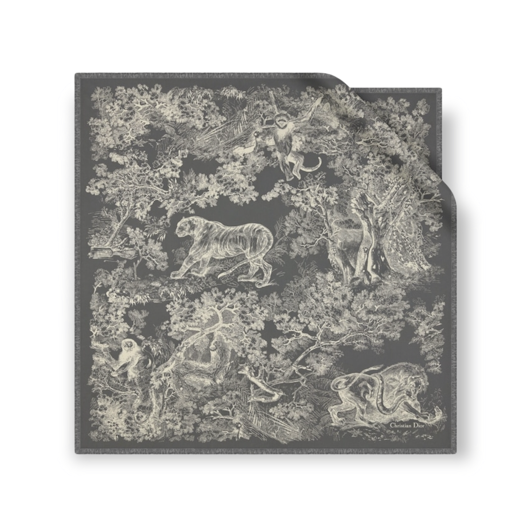 Carré Dior Toile de Jouy en soie