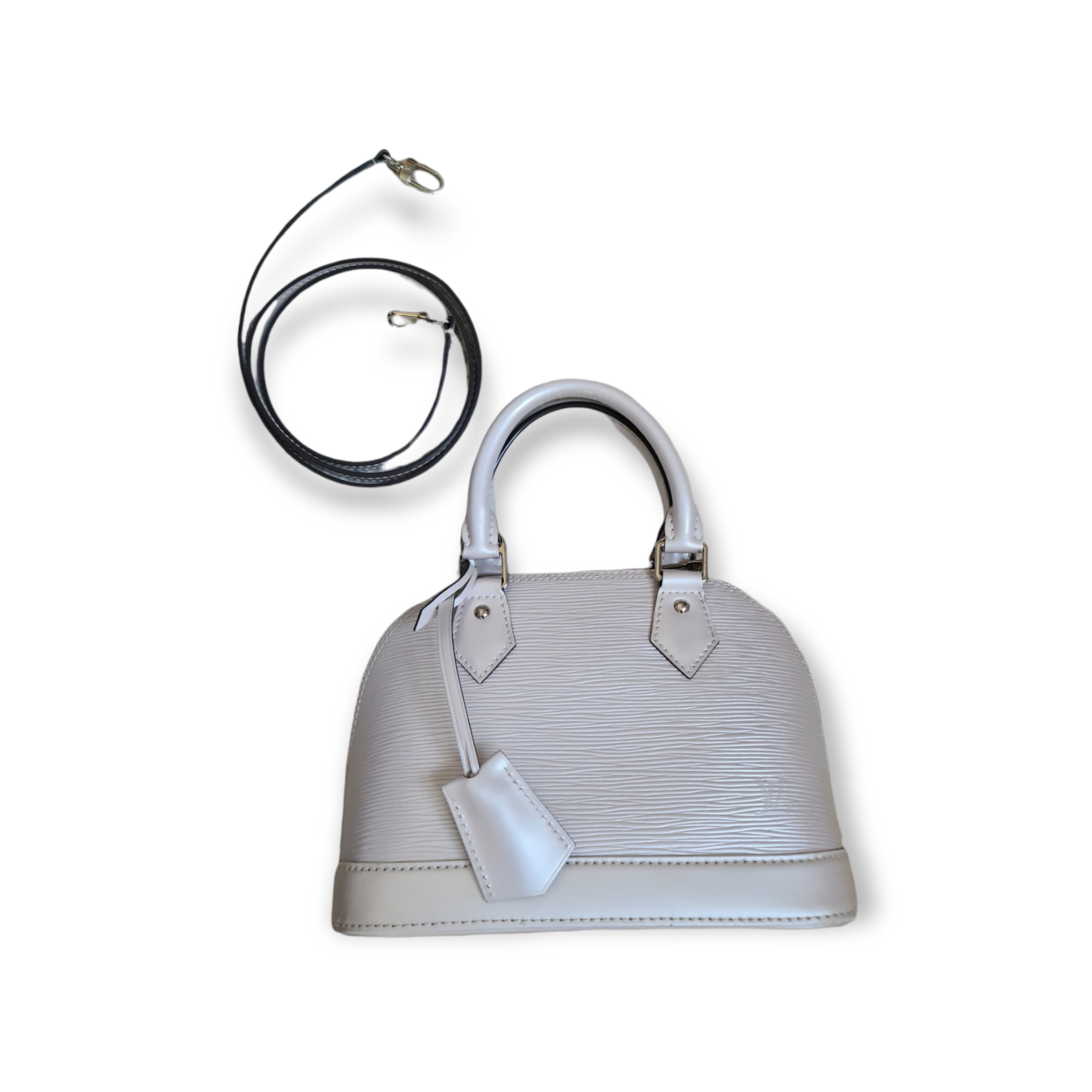 Sac BB Alma Louis Vuitton épi rose poudré