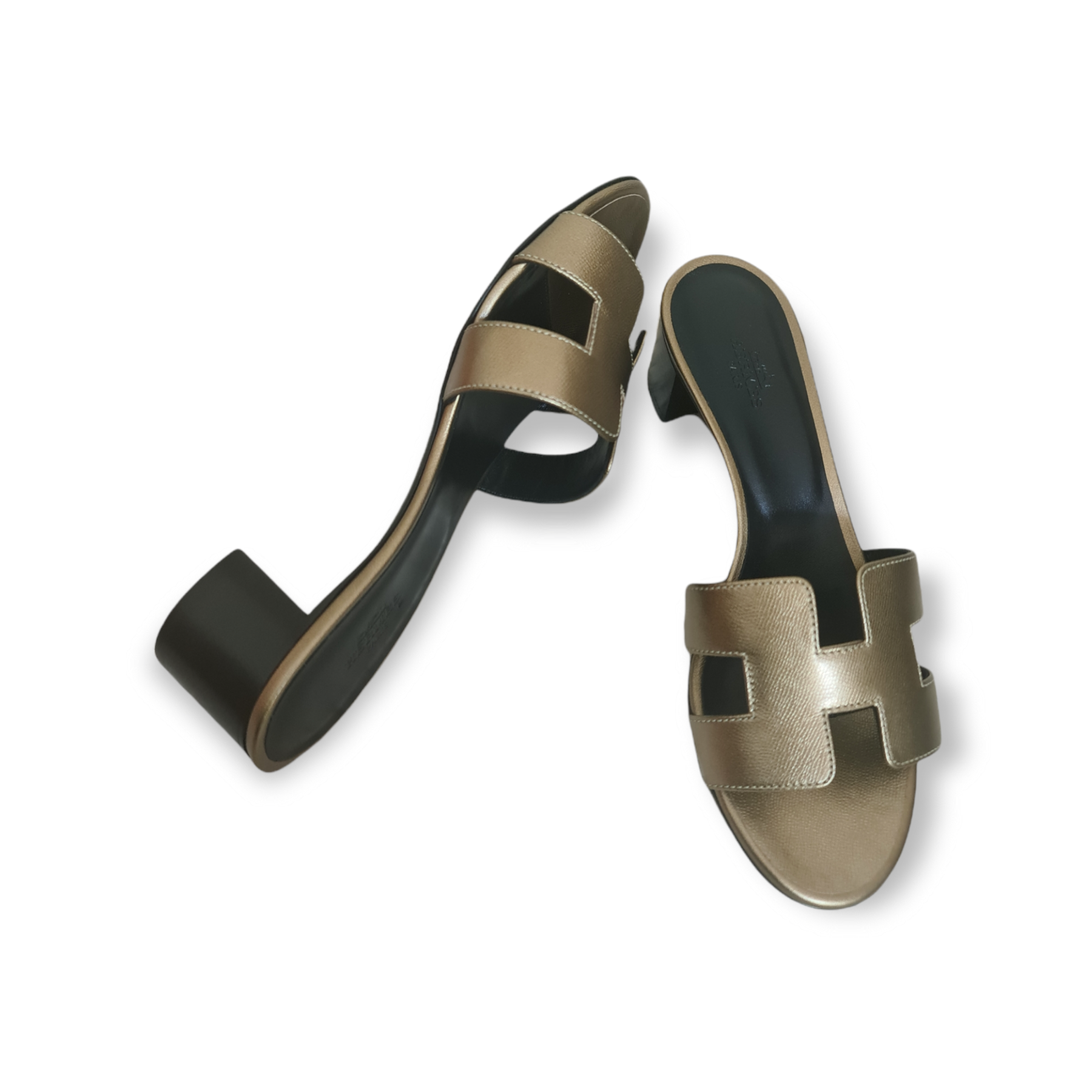 Sandales Hermès Oasis Bronze 37