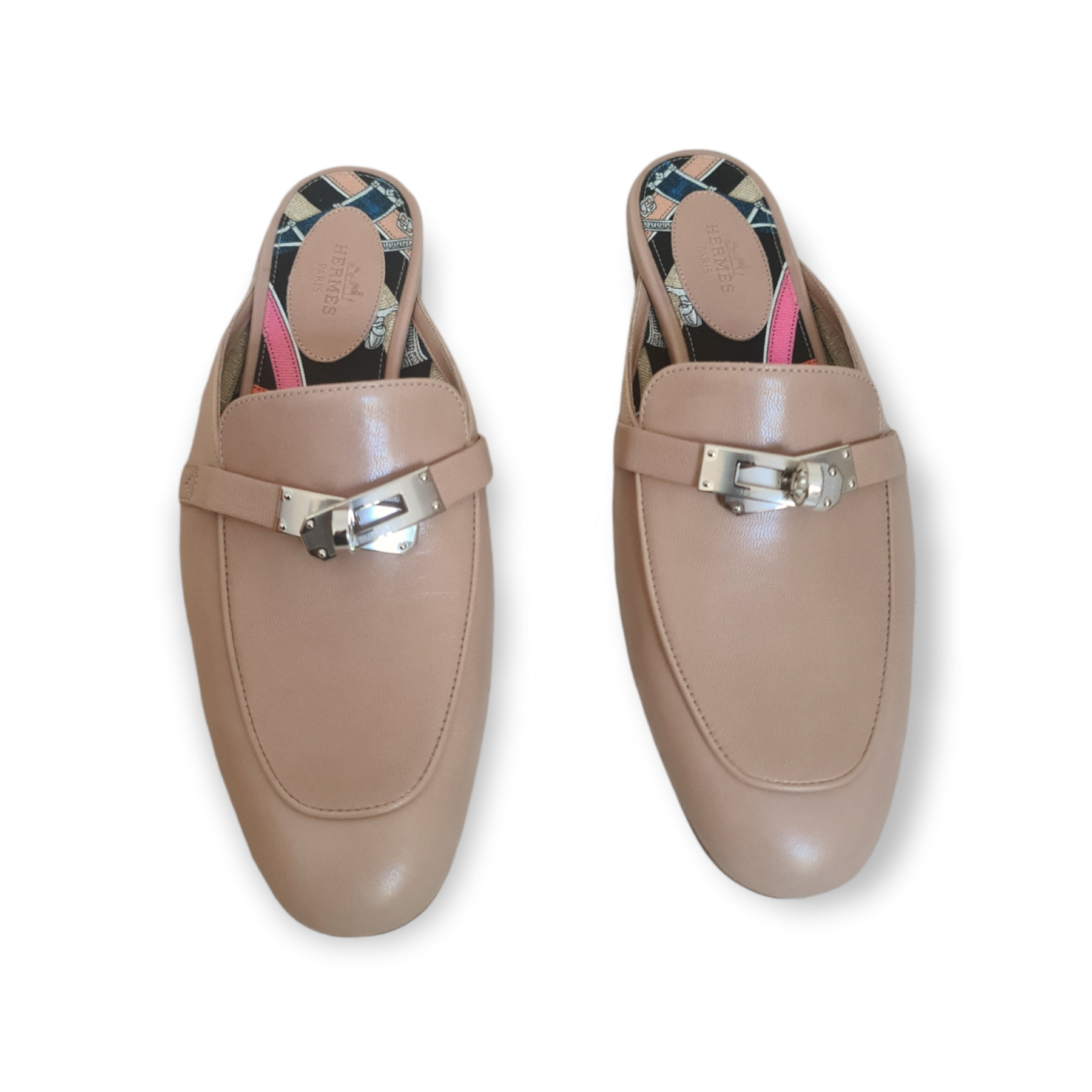 Mules Hermès OZ Bois de Santal 37