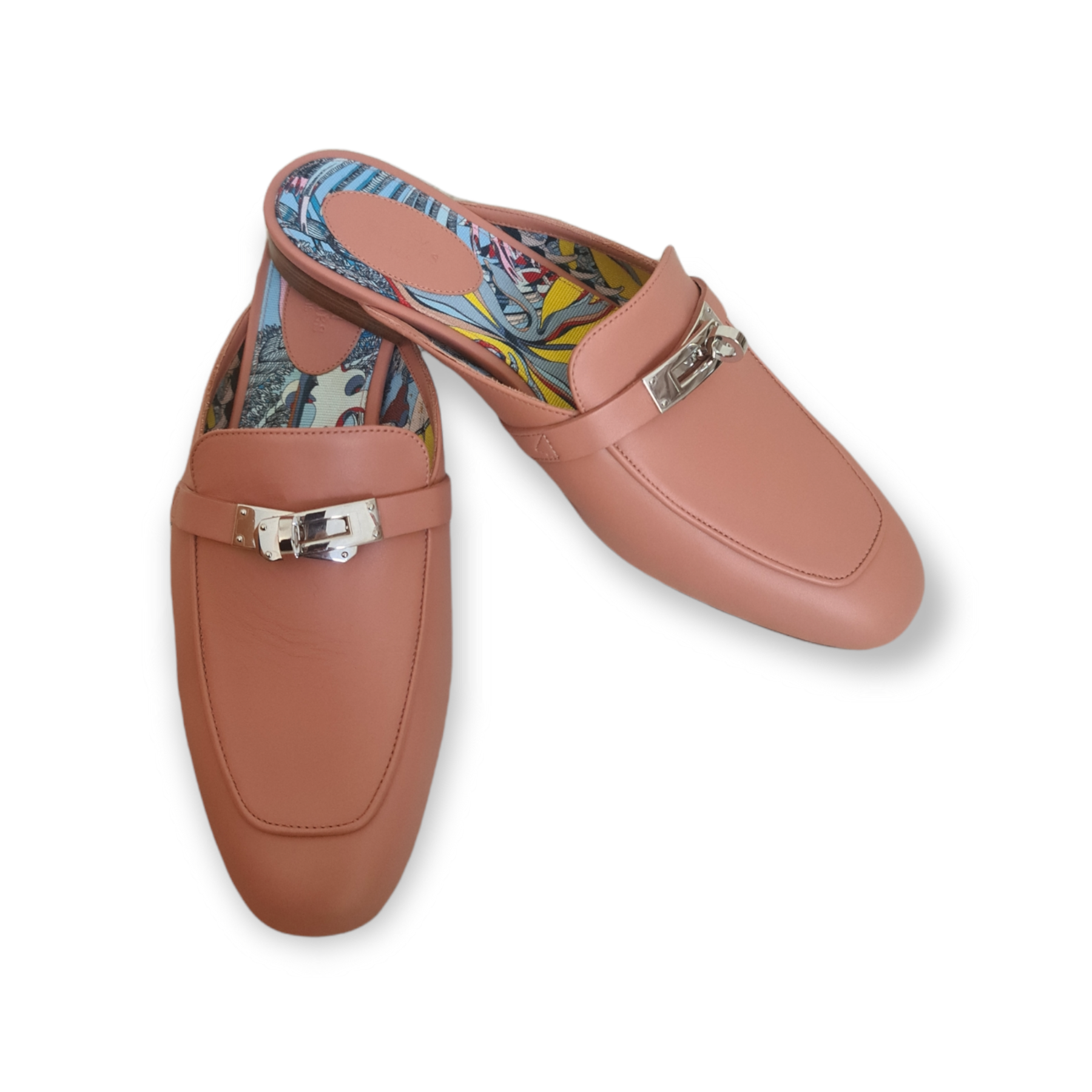 Mules Hermès OZ Rose Bubinga 39