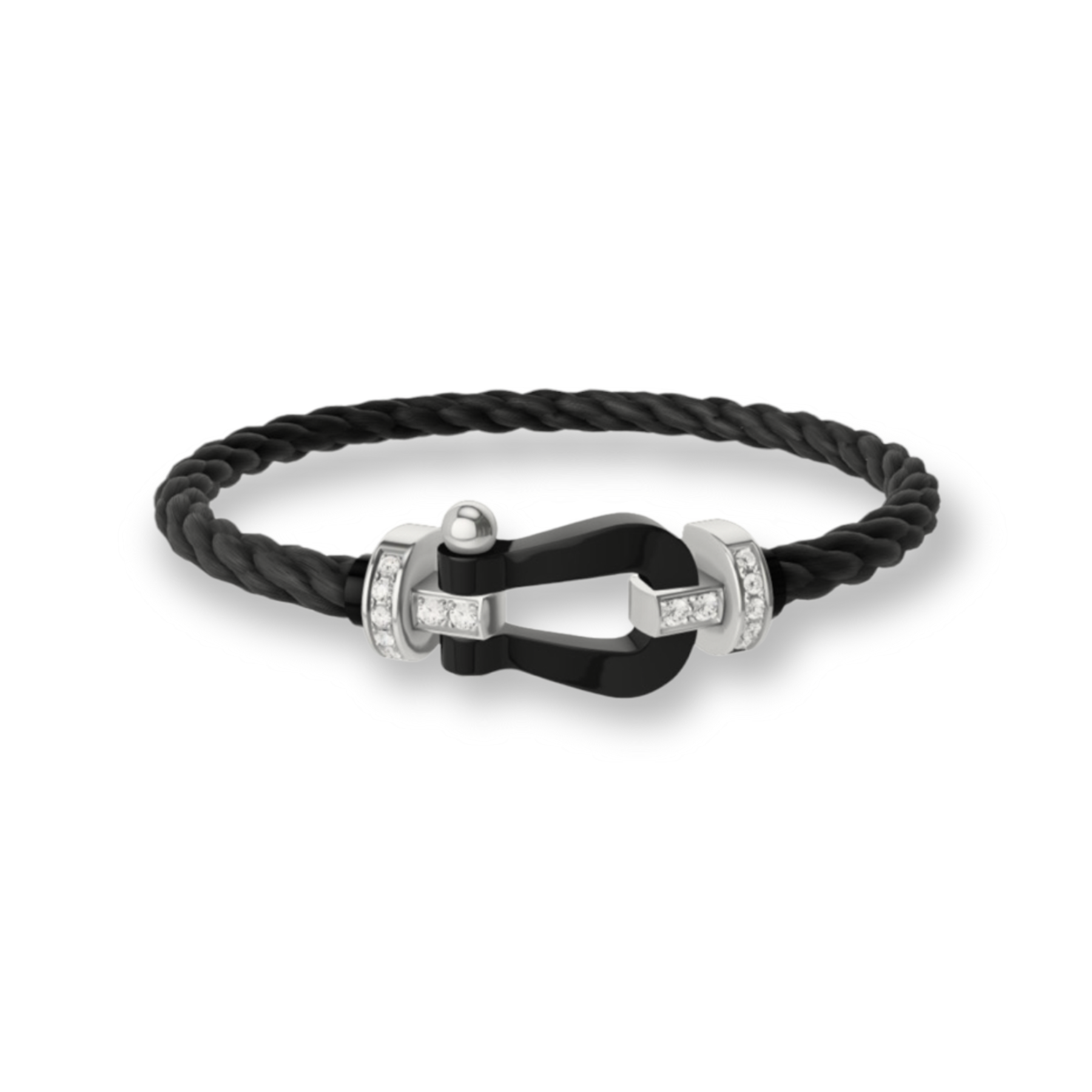 Bracelet Fred Force 10 Or blanc et céramique