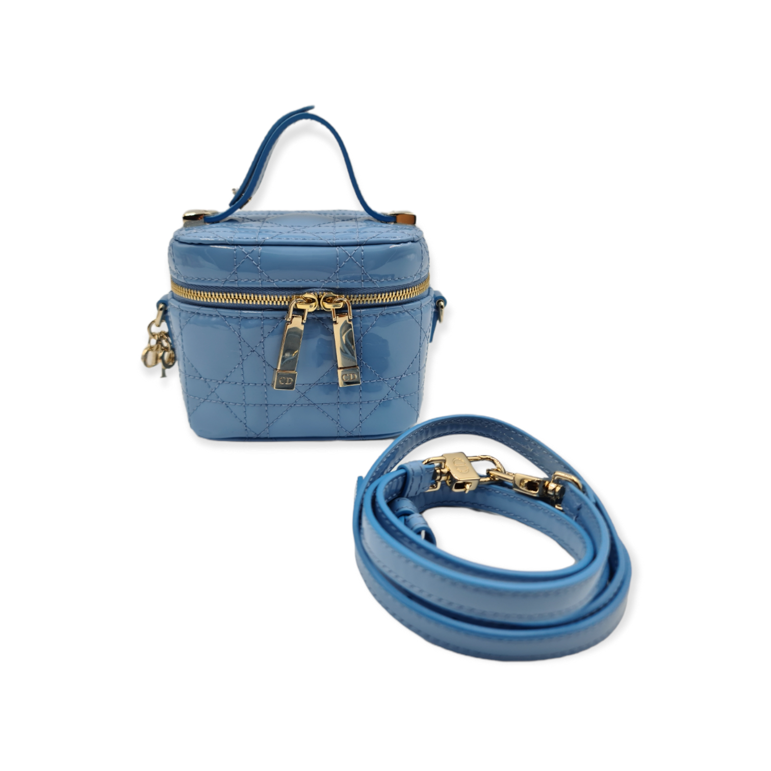 Micro Vanity Lady Dior bleu