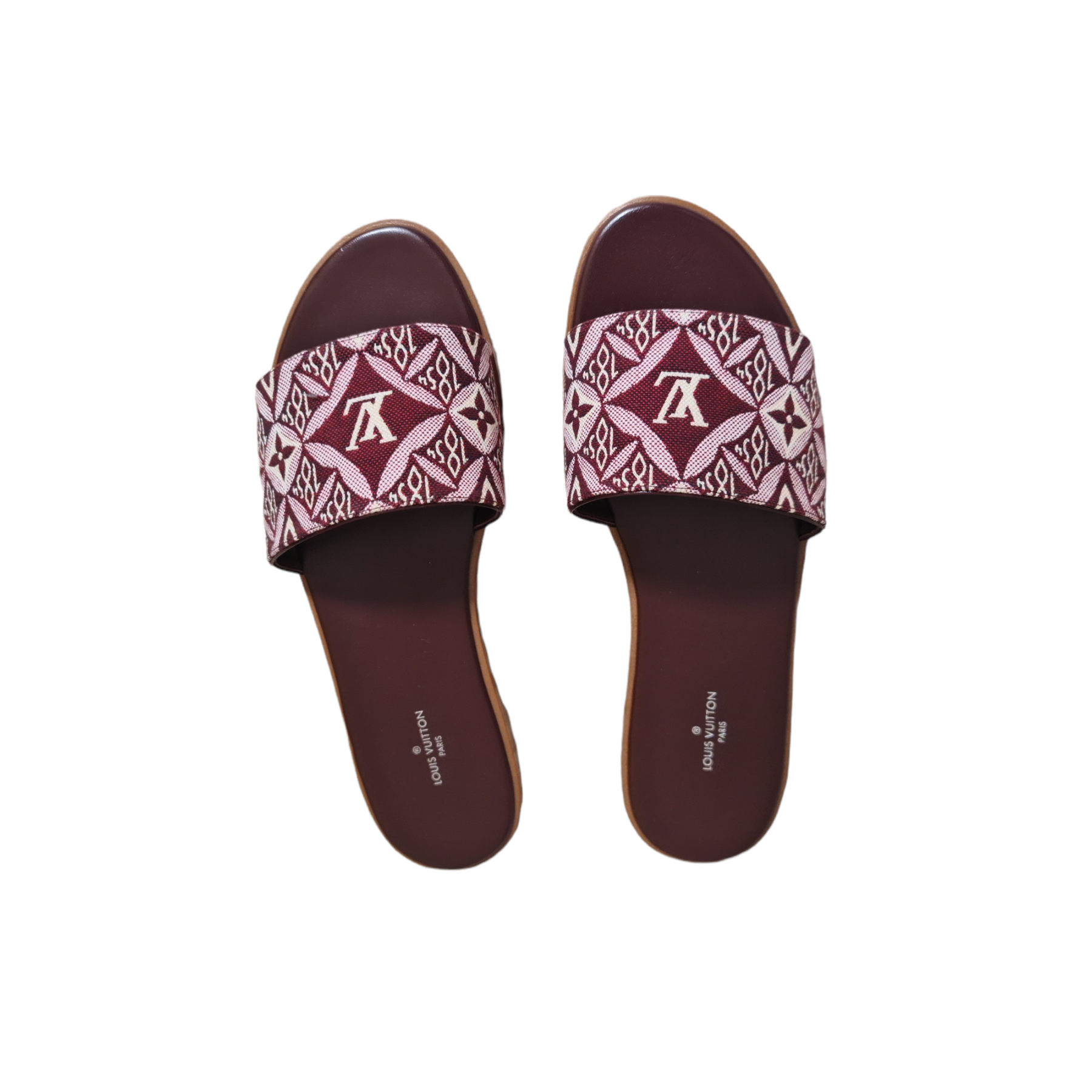 Mules Louis Vuitton bordeaux 39
