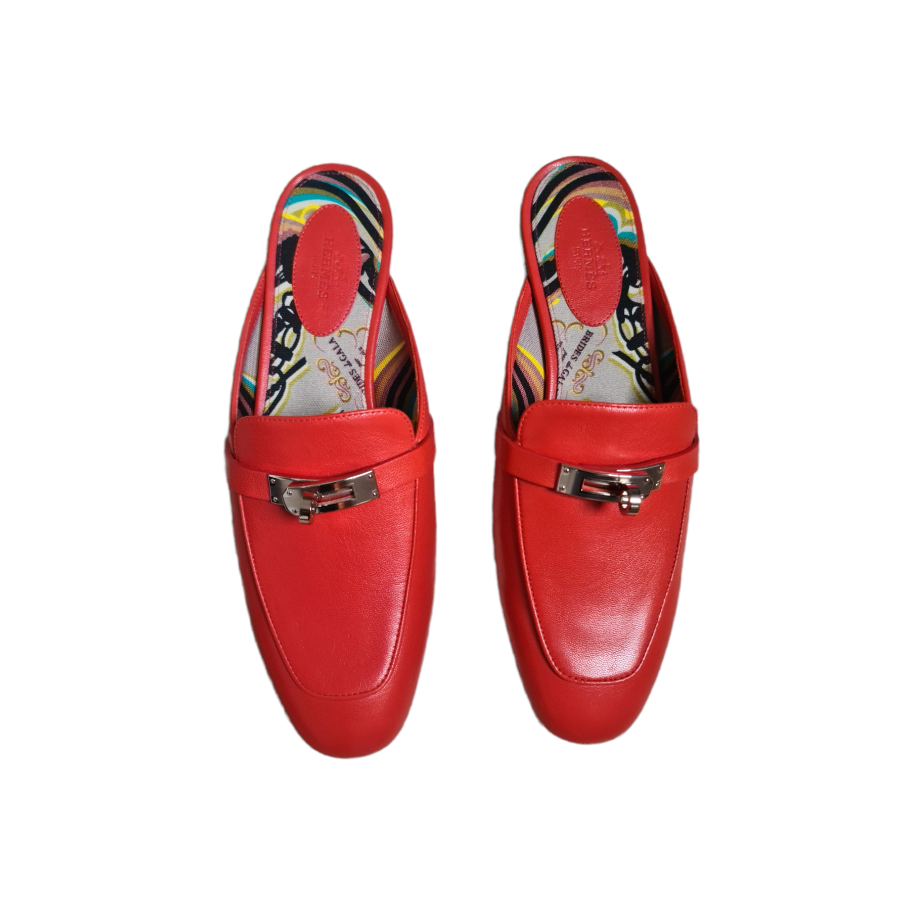 Mules Hermès OZ rouge 39