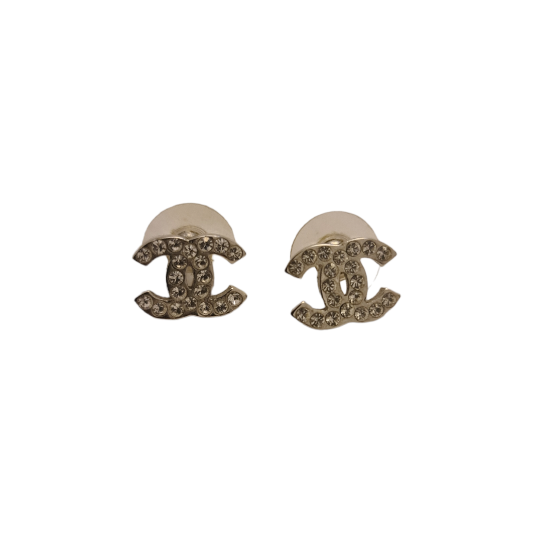 Boucles d'oreilles Chanel strass