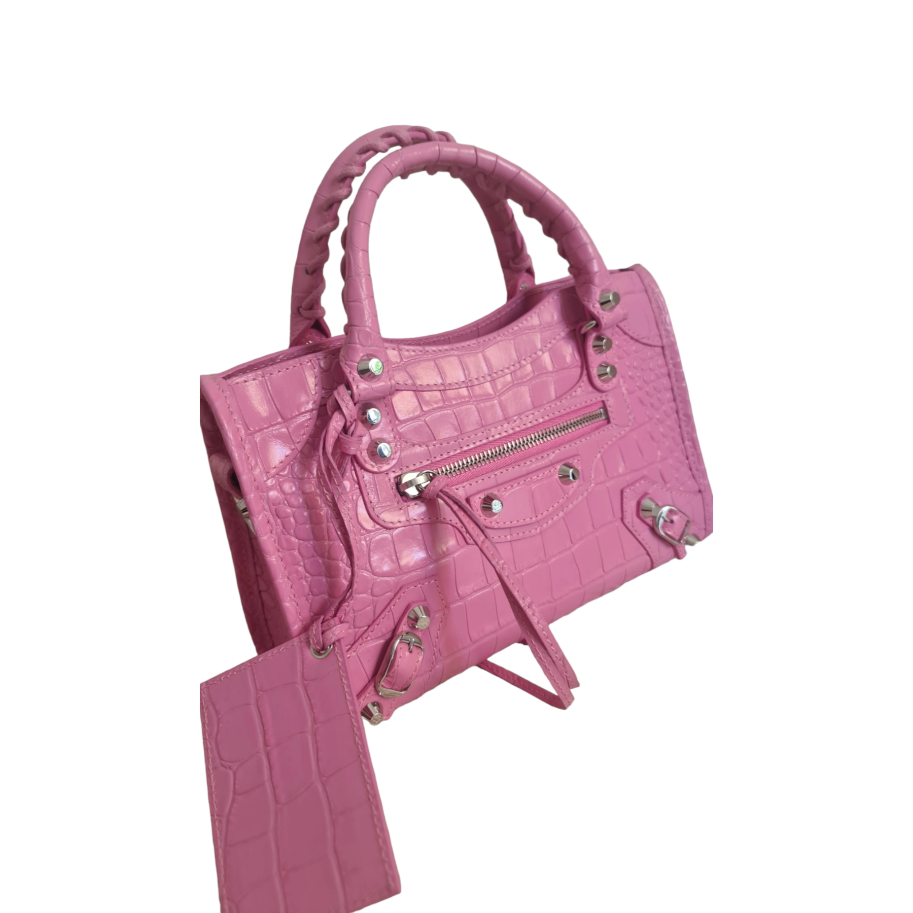 Sac Balenciaga mini city rose bubblegum
