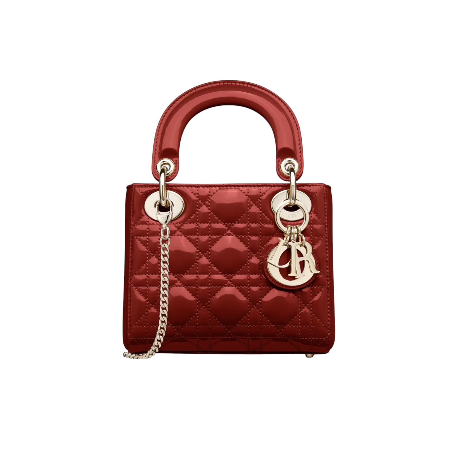 Sac Lady Dior mini rouge