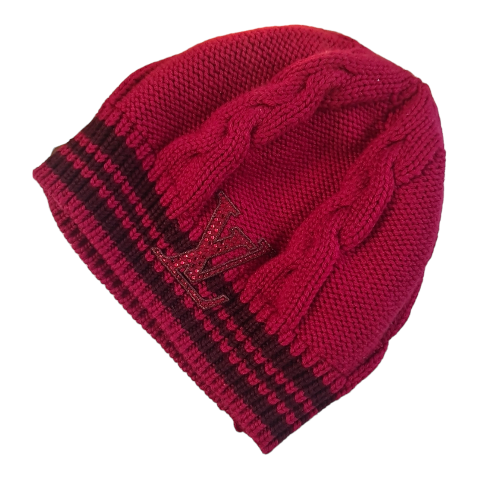 Bonnet Louis Vuitton rouge