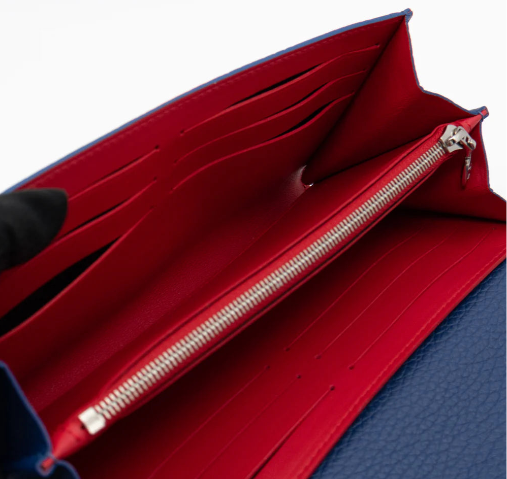 Grand compagnon Louis Vuitton Capucines bleu