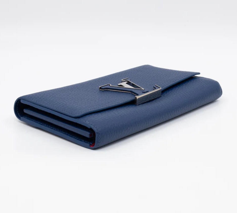 Grand compagnon Louis Vuitton Capucines bleu