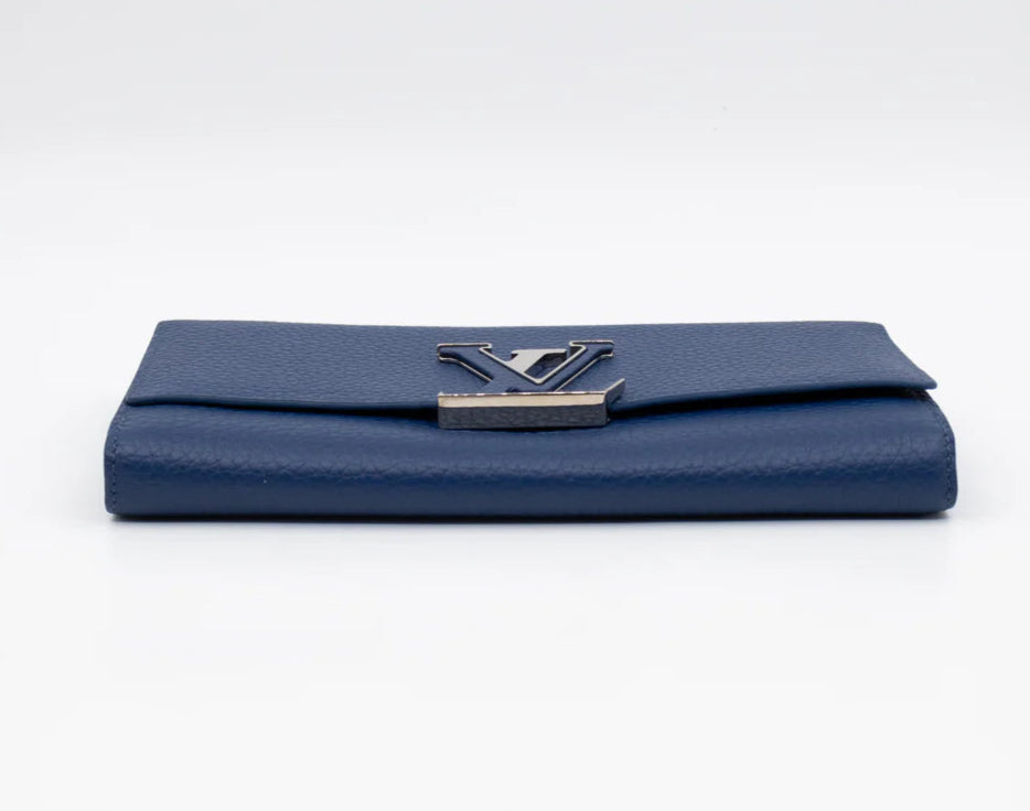 Grand compagnon Louis Vuitton Capucines bleu