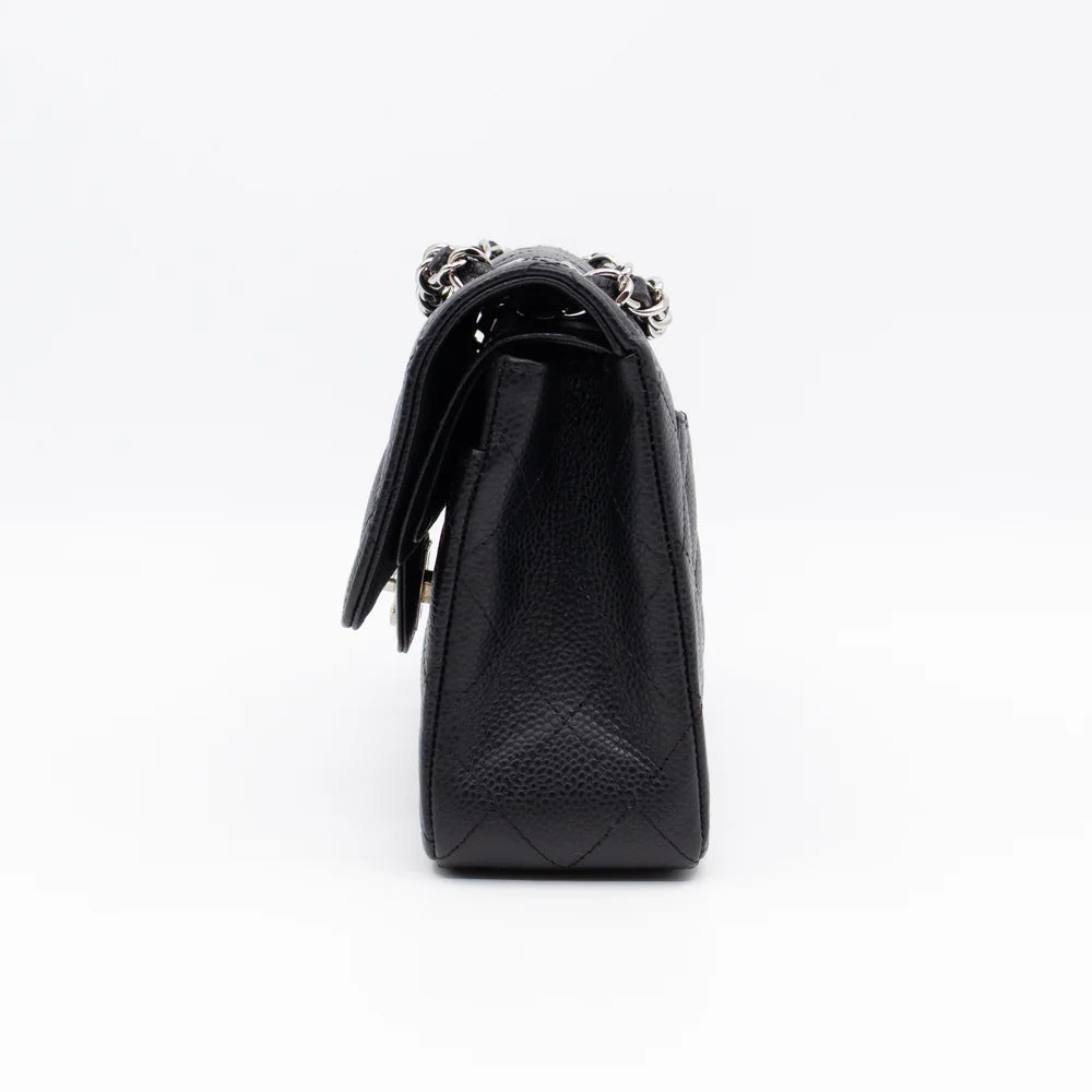 Sac Chanel timeless small 23cm caviar noir
