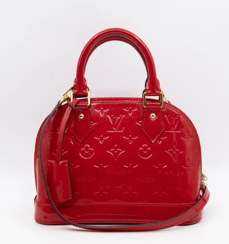 Louis Vuitton BB Alma rouge