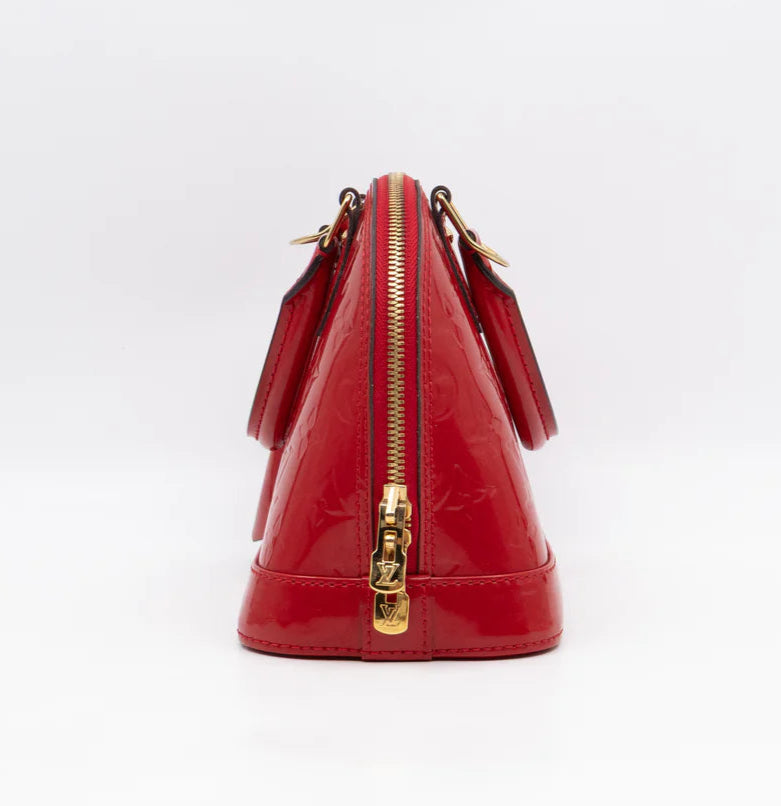 Louis Vuitton BB Alma rouge