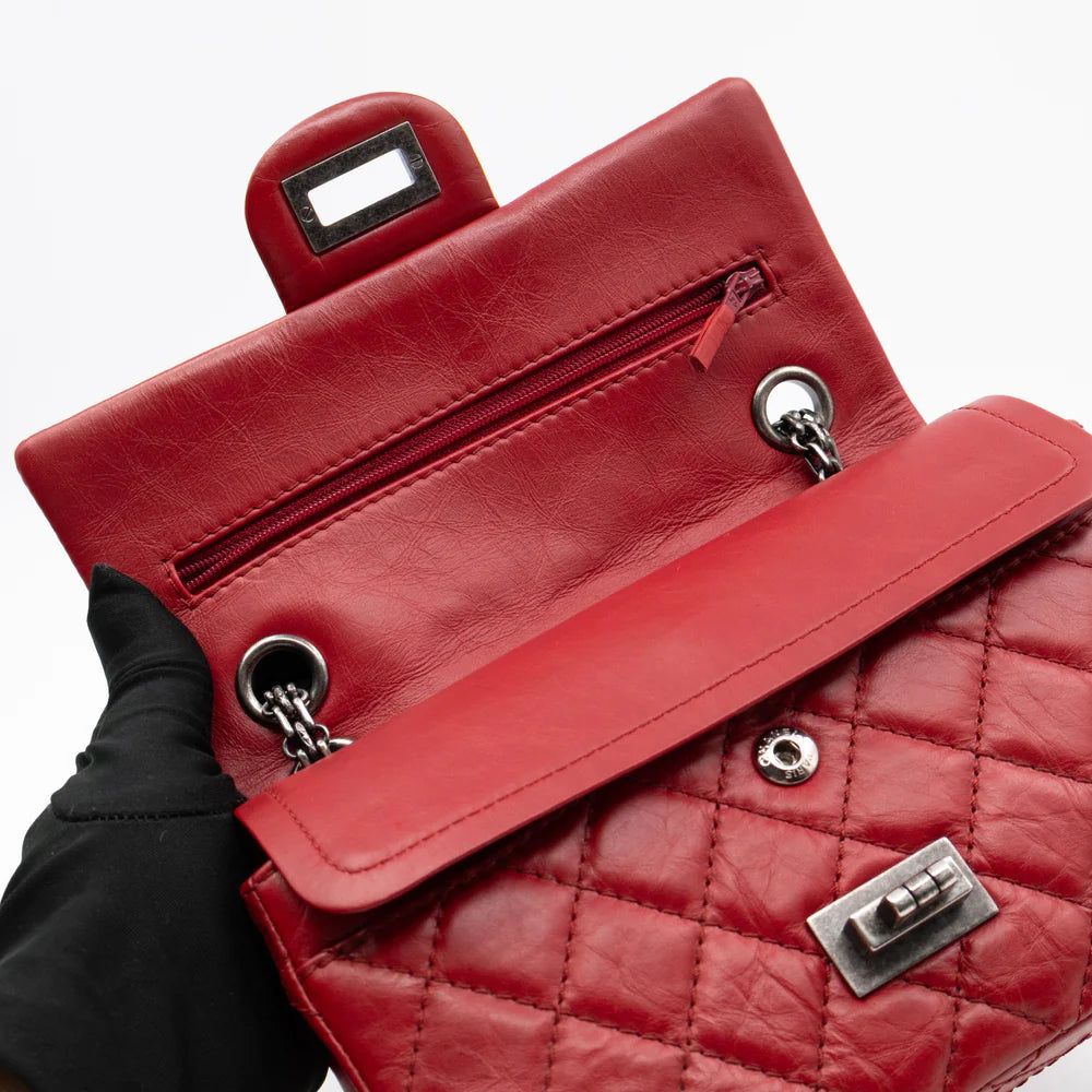 Chanel mini 2.55 rouge