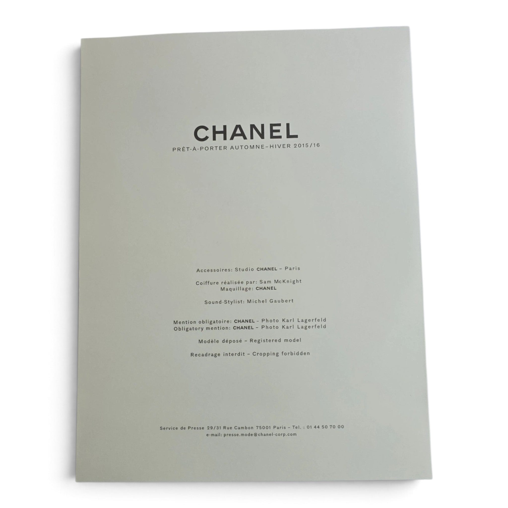 Revue de presse Chanel collection Brasserie 2015/2016