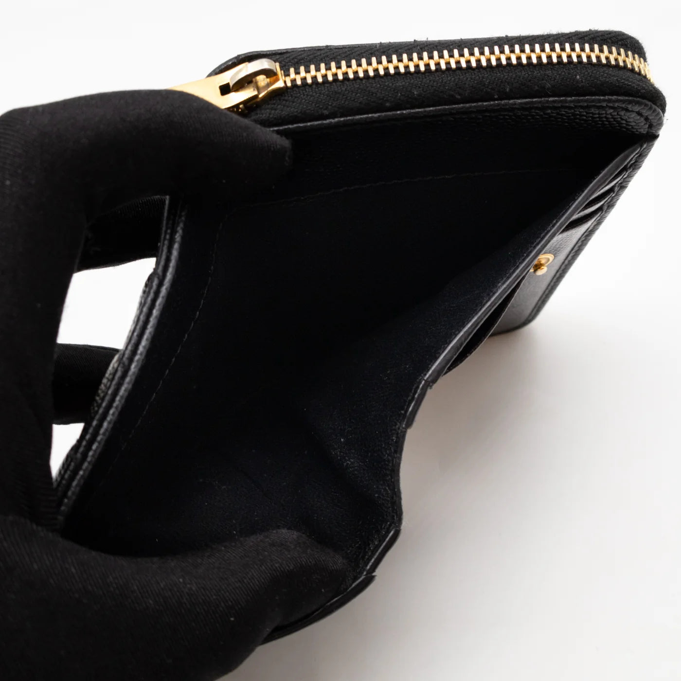 Portefeuille Saint Laurent Cassandre compact