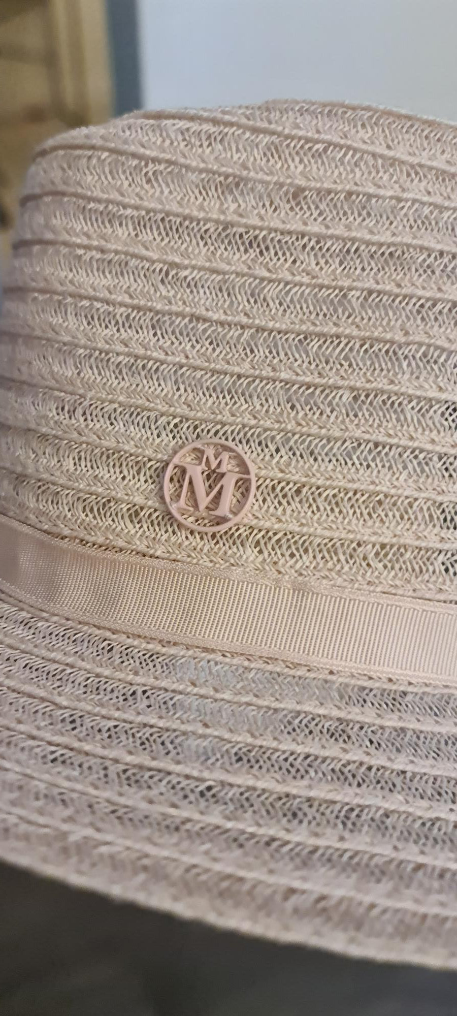 Chapeau Maison Michel André rose