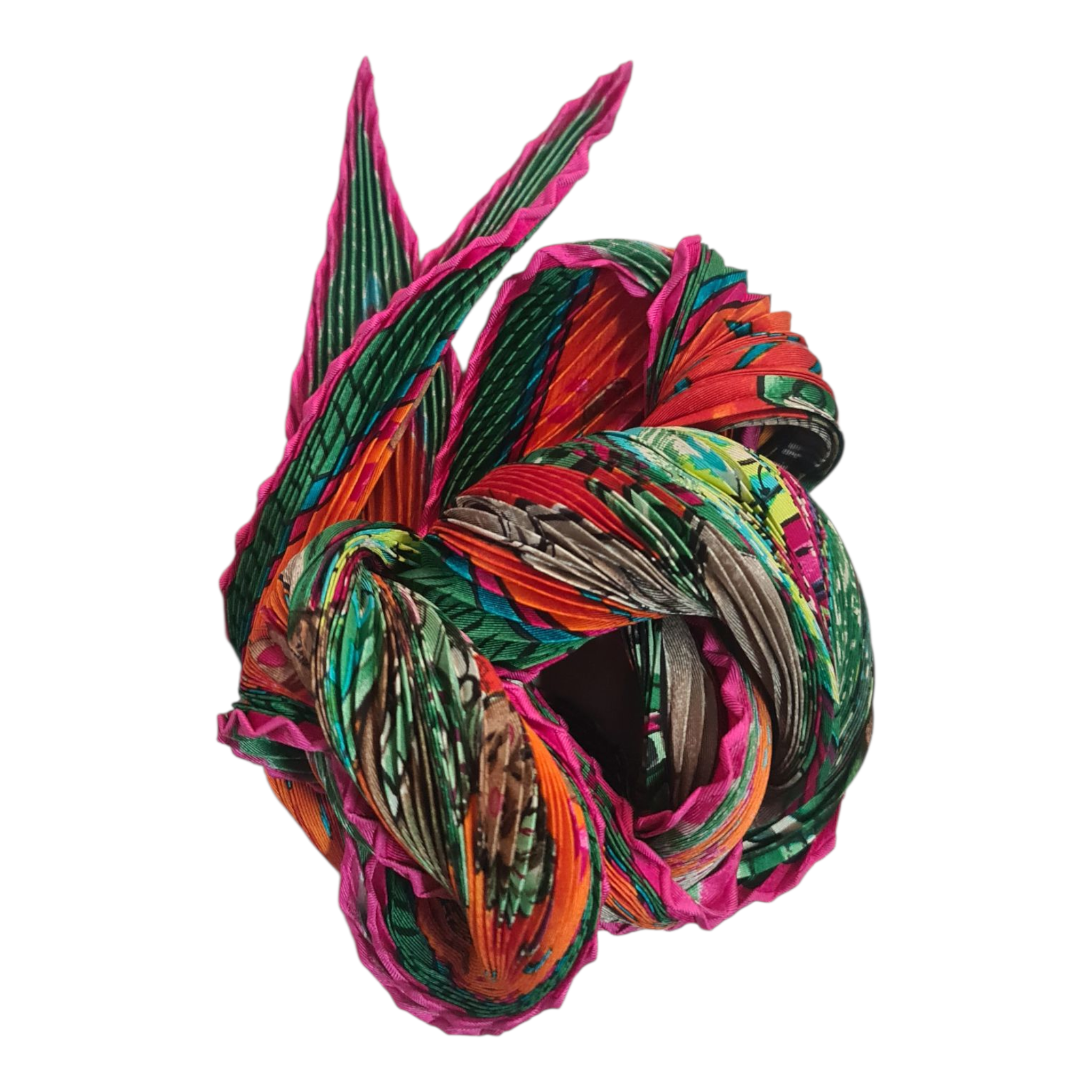 Carré Hermès plissé