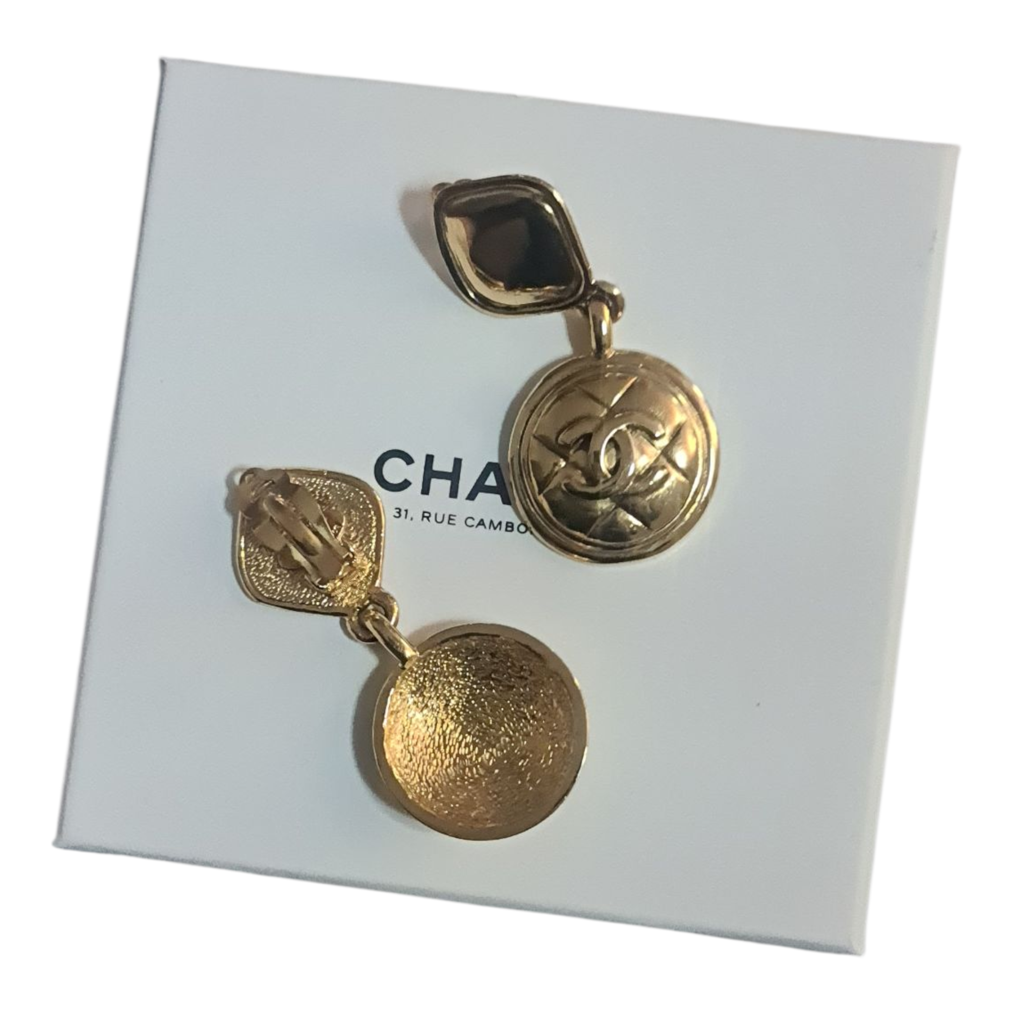 Boucles d'oreilles vintage Chanel