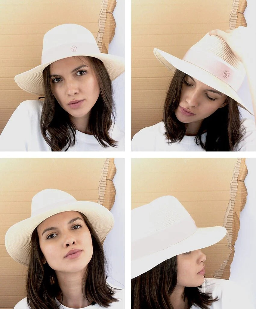 Chapeau Maison Michel André rose