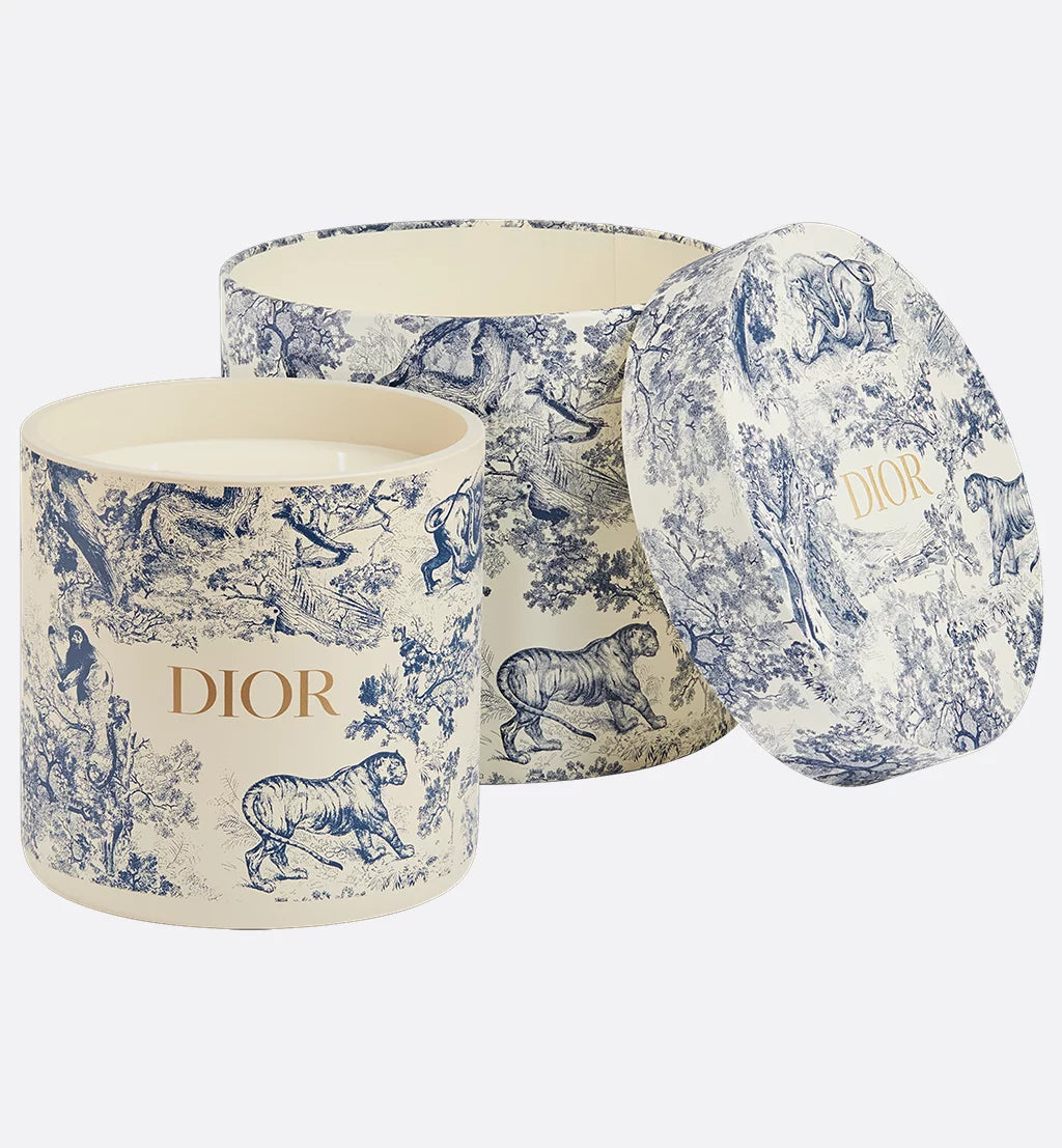 Grande bougie Dior parfumée, senteur Hortensia 770G