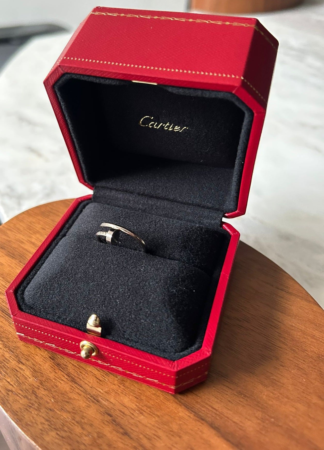 Bague Cartier Juste un Clou petit modèle or gris