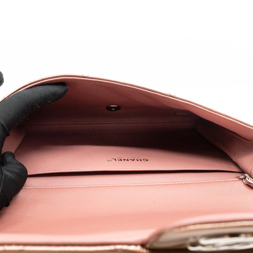 Sac pochette Chanel bronze