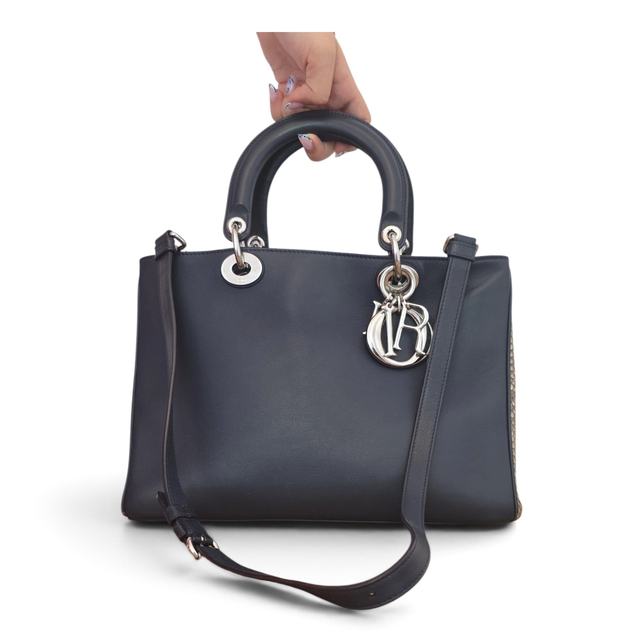 Sac Dior Diorissimo Cuir et Python