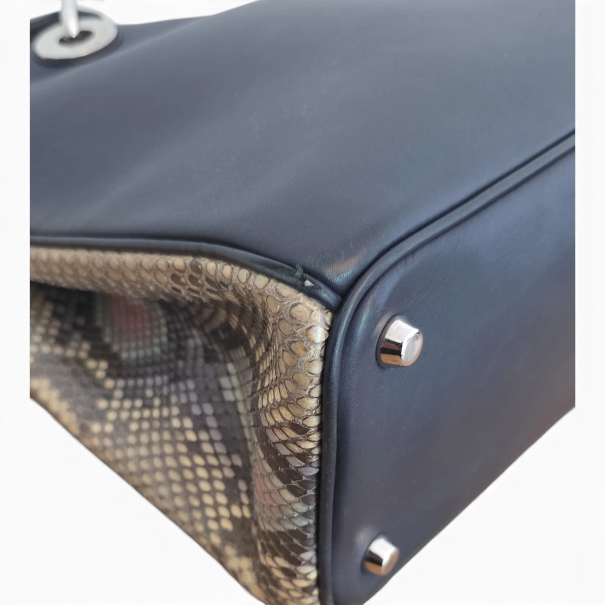 Sac Dior Diorissimo Cuir et Python