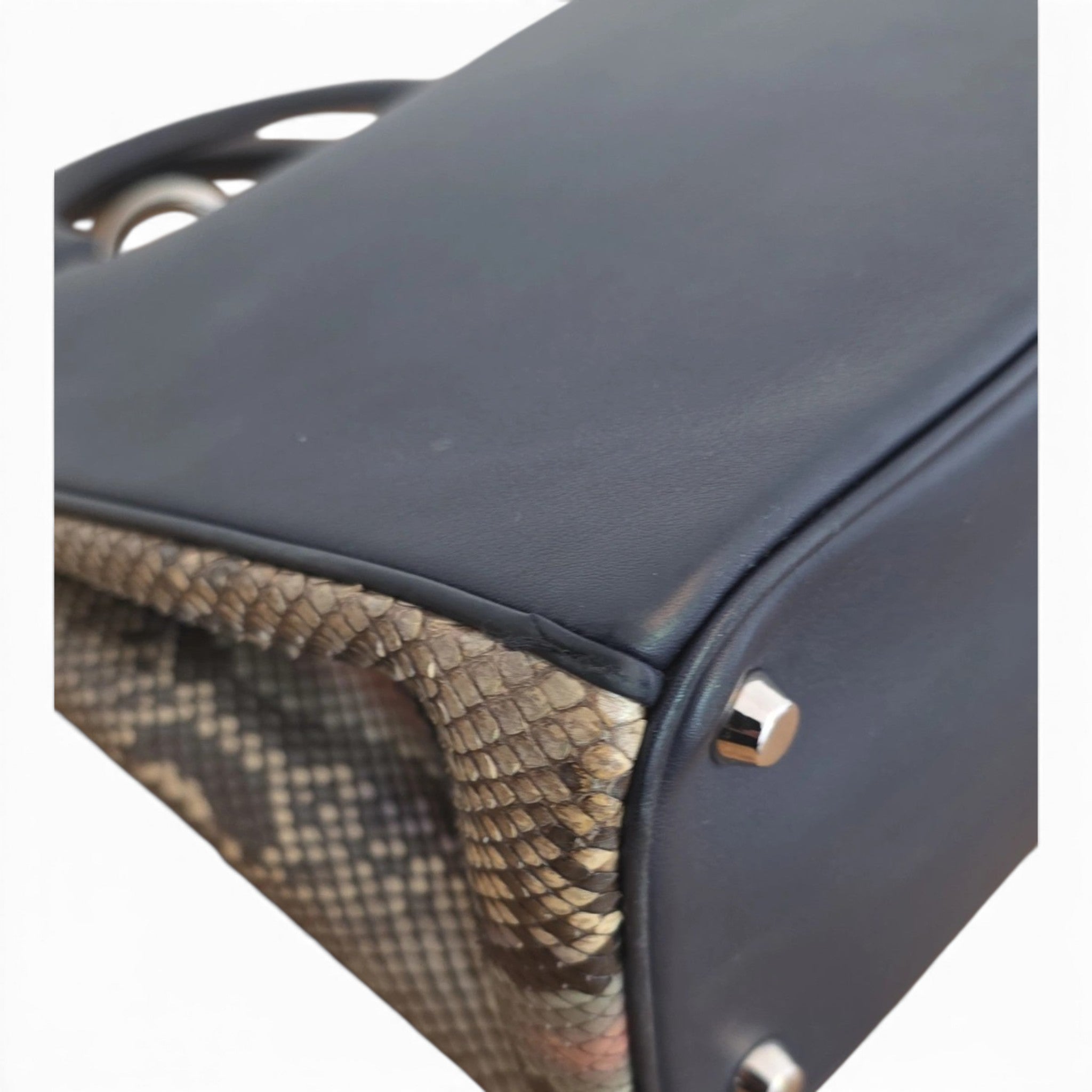 Sac Dior Diorissimo Cuir et Python