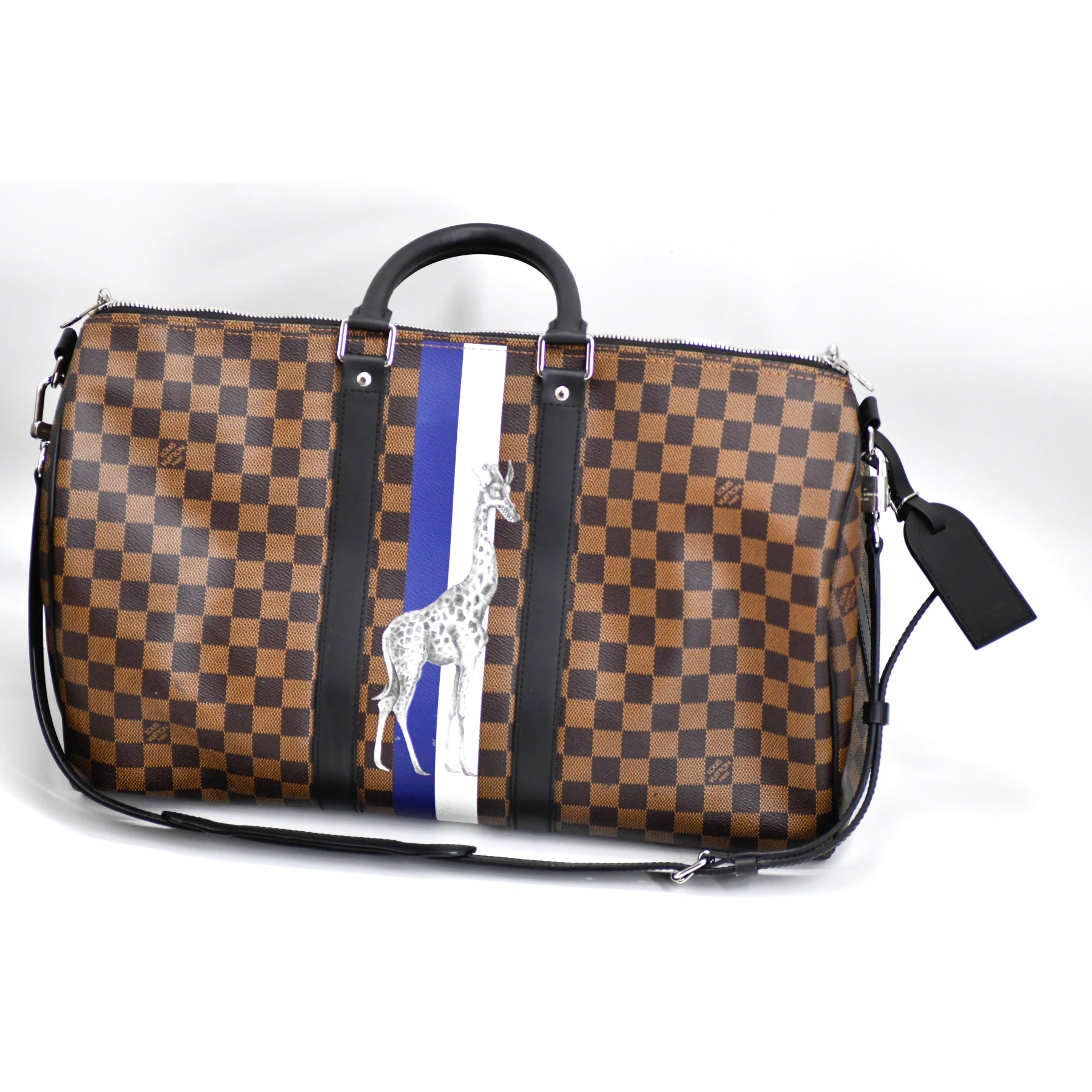 Louis-Vuitton-Keepall-45-Collector-Savane