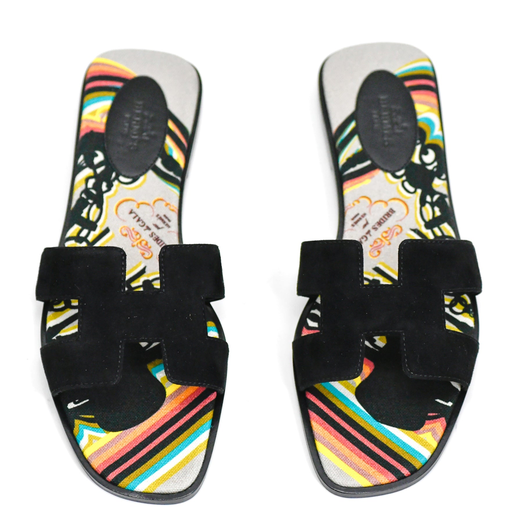Sandales-Hermès-Oran-Noir-39,5