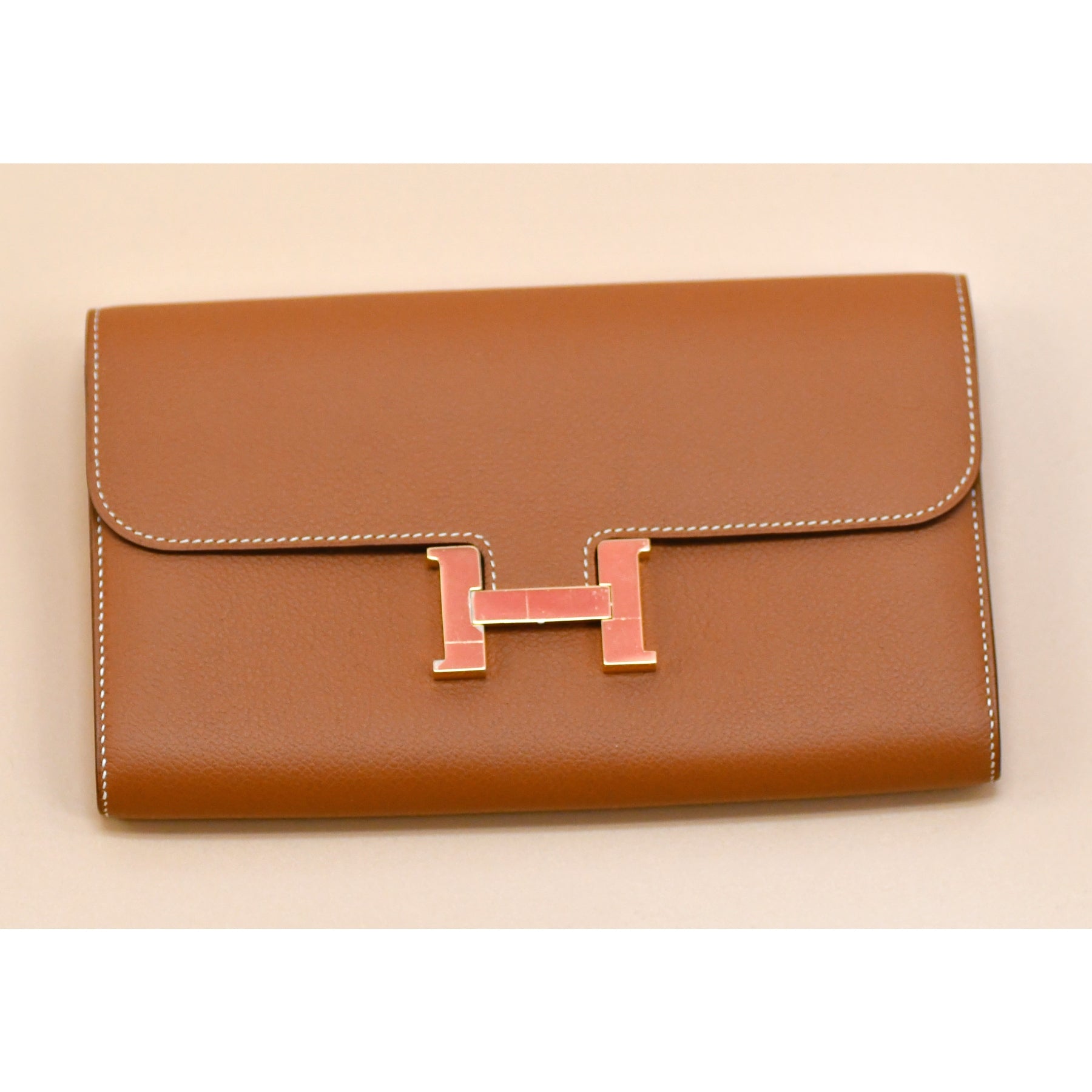 Portefeuille Hermès Constance Gold